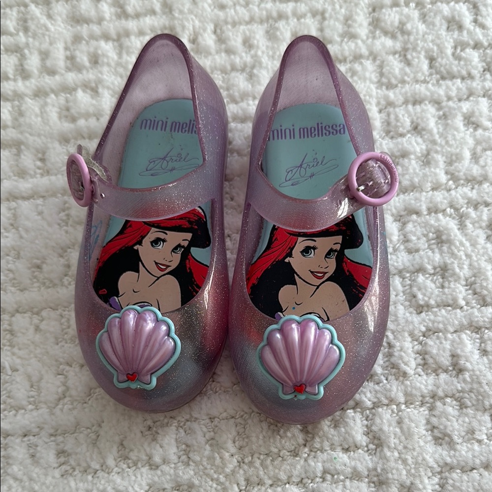 Mini Melissa Purple Kids Shoes - size 7